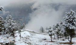 हुम्लामा वैशाखमै हिमपात, किसान खुसी !