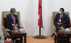 उपराष्ट्रपतिसँग बंगलादेशका नवनियुक्त राजदूतको शिष्टाचार भेट