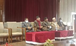 संसद भवनमा प्रचण्ड–नेपाल पक्षको भेला : वामदेव र बादल अनुपस्थित