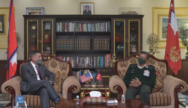 प्रधान सेनापति र अमेरिकी महामहिम राजदूतबीच भेटवार्ता