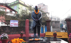 काठमाडाैं महानगरपालिकाद्वारा सहिद धर्मभक्तप्रति श्रद्धाञ्जली अर्पण