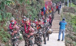 गोरखाबाट हिँडेको सेनाको टोली भोलि काठमाडाैं आइपुग्ने, भव्य स्वागतको तयारी