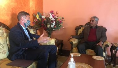 कांग्रेस सभापति देउवा र अमेरिकी राजदूत बेरीबीच भेटवार्ता