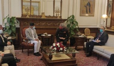 नेपाल र भारतका परराष्ट्रमन्त्रीबीच भेटवार्ता