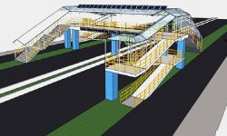 चितवनको रत्ननगरमा आकाशे पुलको उद्घाटन