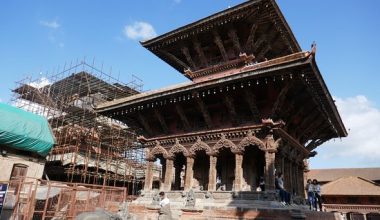 भीमसेन मन्दिर पुनर्निर्माण ५५ प्रतिशत सम्पन्न