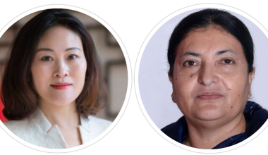 राष्ट्रपति भण्डारी र चिनियाँ राजदूत यान्छीबीच भेटवार्ता