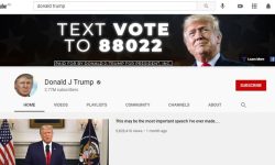 युट्युबद्वारा राष्ट्रपति ट्रम्पको खाता एक साता निलम्बन