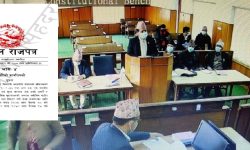 प्रतिनिधिसभा विघटनसम्बन्धी राजपत्र संवैधानिक इजलासमा पेश