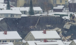 नर्वेमा पहिरो : एक जनाको मृत्यु, नौ जना बेपत्ता