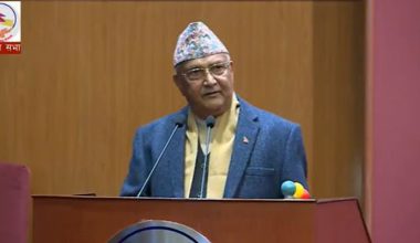 बहुमतलाई खण्डित गर्ने प्रयास भएपछि संसद् विघटन गर्नुपर्‍यो : प्रधानमन्‍त्री ओली