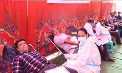 राष्ट्रिय वाणिज्य बैंकद्वारा रक्तदान