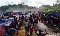 हजारौँ रोहिंग्या शरणार्थी विवादास्पद टापूमा स्थानान्तरण