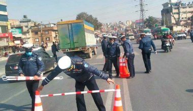 सडक दुर्घटना कम गर्न ट्राफिक प्रहरी सक्रिय