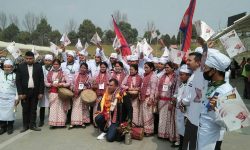 काठमाडौंमा सेफ सन्तोषको भव्य स्वागत