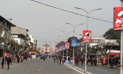 नारायणहिटी दरबारको पोल–पोलमा ओली