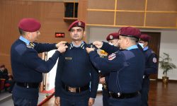 ६० जना प्रहरी अधिकृतहरु दर्ज्यानी चिन्हद्वारा सुशोभित