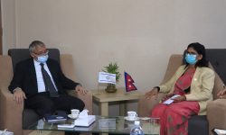 कृषिमन्त्री अर्याल र इजरायली राजदूतबीच भेटवार्ता