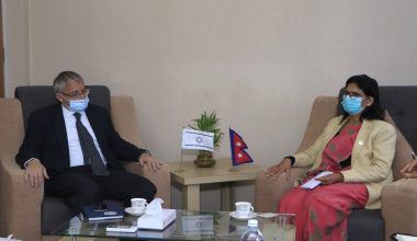 कृषिमन्त्री अर्याल र इजरायली राजदूतबीच भेटवार्ता