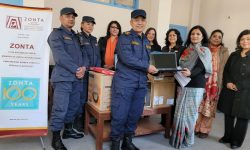 जोन्टा क्लबद्वारा ललितपुर प्रहरीलाई कम्प्युटर प्रदान