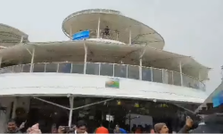 चन्द्रागिरीमा हिउँ पर्‍यो