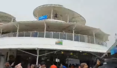 चन्द्रागिरीमा हिउँ पर्‍यो