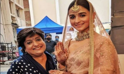 आलियाको दुलही पोज