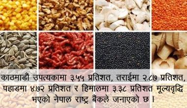 तेल र गेडागुडीको भाउ ह्वात्तै बढ्यो, एक महिनामै मूल्य वृद्धि १ प्रतिशतले उकालो लाग्यो
