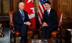 राष्ट्रपति बाइडेनको पहिलो विदेशी बैठक क्यानेडियन प्रधानमन्त्रीसँग