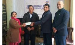 हिमालय माध्यमिक विद्यालयलाई ज्योति विकास बैंकको सहयोग