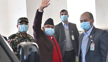 बालुवाटारबाट बालकोट सर्दै ओली