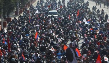 बुटवलमा भोली ओली पक्षको मोटरसाइकल र्‍याली