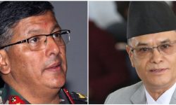 सर्वोच्चमा प्रधानन्यायाधीश जबरा र प्रधानसेनापति थापाबीच भेटवार्ता