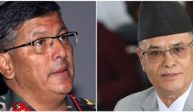 सर्वोच्चमा प्रधानन्यायाधीश जबरा र प्रधानसेनापति थापाबीच भेटवार्ता