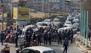 प्रचण्ड–नेपाल पक्षको सभाका कारण उपत्यकाको ट्राफिक व्यवस्थापन अस्तव्यस्त