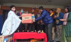 विष्णु सरस्वती फाउण्डेसनद्वारा विद्यालयलाई कम्प्युटर वितरण