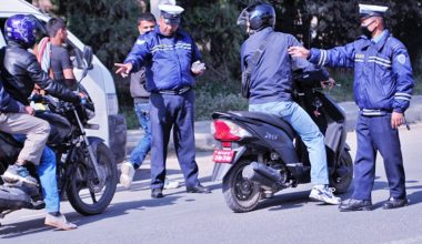ट्राफिक नियम उल्लङ्घन गर्ने ११ सय ७३ जनालाई कारबाही