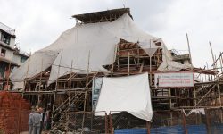 निषेधाज्ञामा पनि रोकिएन काष्ठमण्डप पुनर्निर्माण