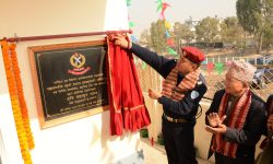 महानगरीय प्रहरी प्रभाग बालकुमारी ललितपुरको नवनिर्मित कार्यालय भवन उद्घाटन