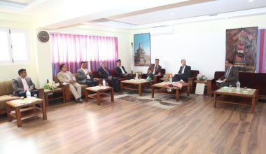 चेम्बर पदाधिकारी र पाकिस्तानी राजदूतबीच भेटवार्ता