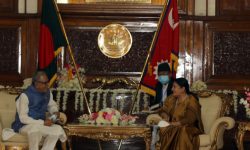 राष्ट्रपति भण्डारी र समकक्षी हमिदबीच भेटवार्ता