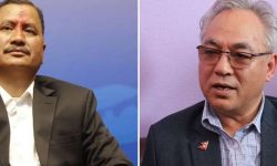 मन्त्री निवासमा विप्लव र गृहमन्त्रीबीच भेटवार्ता