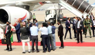 राष्ट्रपति भण्डारीलाई बंगलादेशी समकक्षी हमिदद्वारा स्वागत