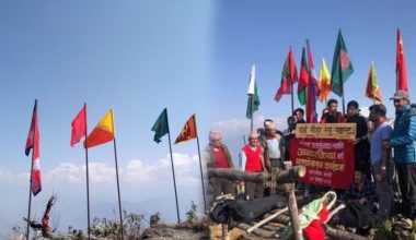 कान्छो धौलागिरि, जहाँ फरफराउछ नौ राष्ट्रका झण्डा