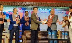 मेधावी कलेजद्वारा निर्माणाधीन क्रिकेट रंगशालामा कुर्सी सुरक्षित