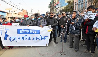 बृहत् नागरिक आन्दोलनले आज विभिन्न दलहरूसँग अन्तरक्रिया गर्दै
