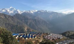 एनआरएनले नमुना बस्ती बनायो, झ्यालढोका भने प्लाष्टिकको