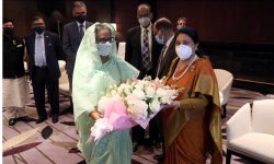 राष्ट्रपति भण्डारी र बङ्गलादेशी प्रधानमन्त्री हसिनाबीच भेटवार्ता