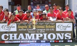 जीएचसीए ‘बी’ लाई यू-१३ क्रिकेट उपाधि