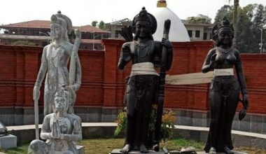 भव्य समारोहबीच राम सीताको मूर्ति प्रतिस्थापन